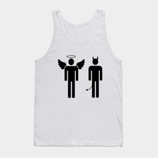 Angel and demon couple Tank Top